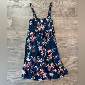 Navy Floral dress